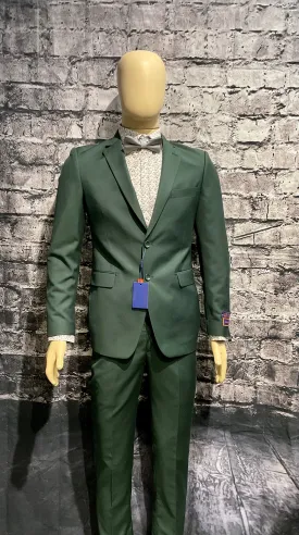 2 Pc Giorgio Fiorelli Suit - Hunter Green