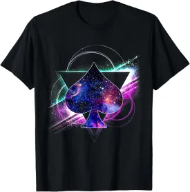 Aesthetic Galaxy Spade T-Shirt