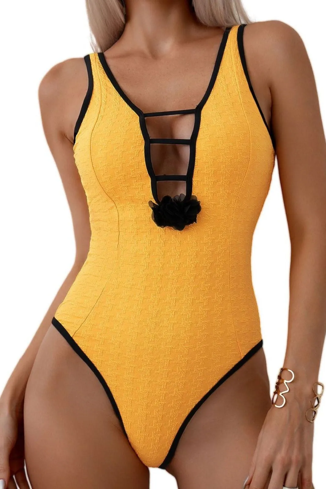 Backless One-Piece Swimsuit