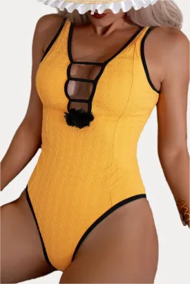 Backless One-Piece Swimsuit