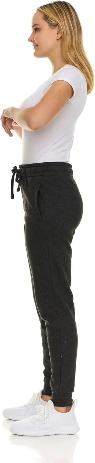BILLIONHATS 12 Pack Women Jogger Sweatpants, Bulk Comfy Fleece-Lined with Ribbed Cuffs for Charities & Shelter Home Donations