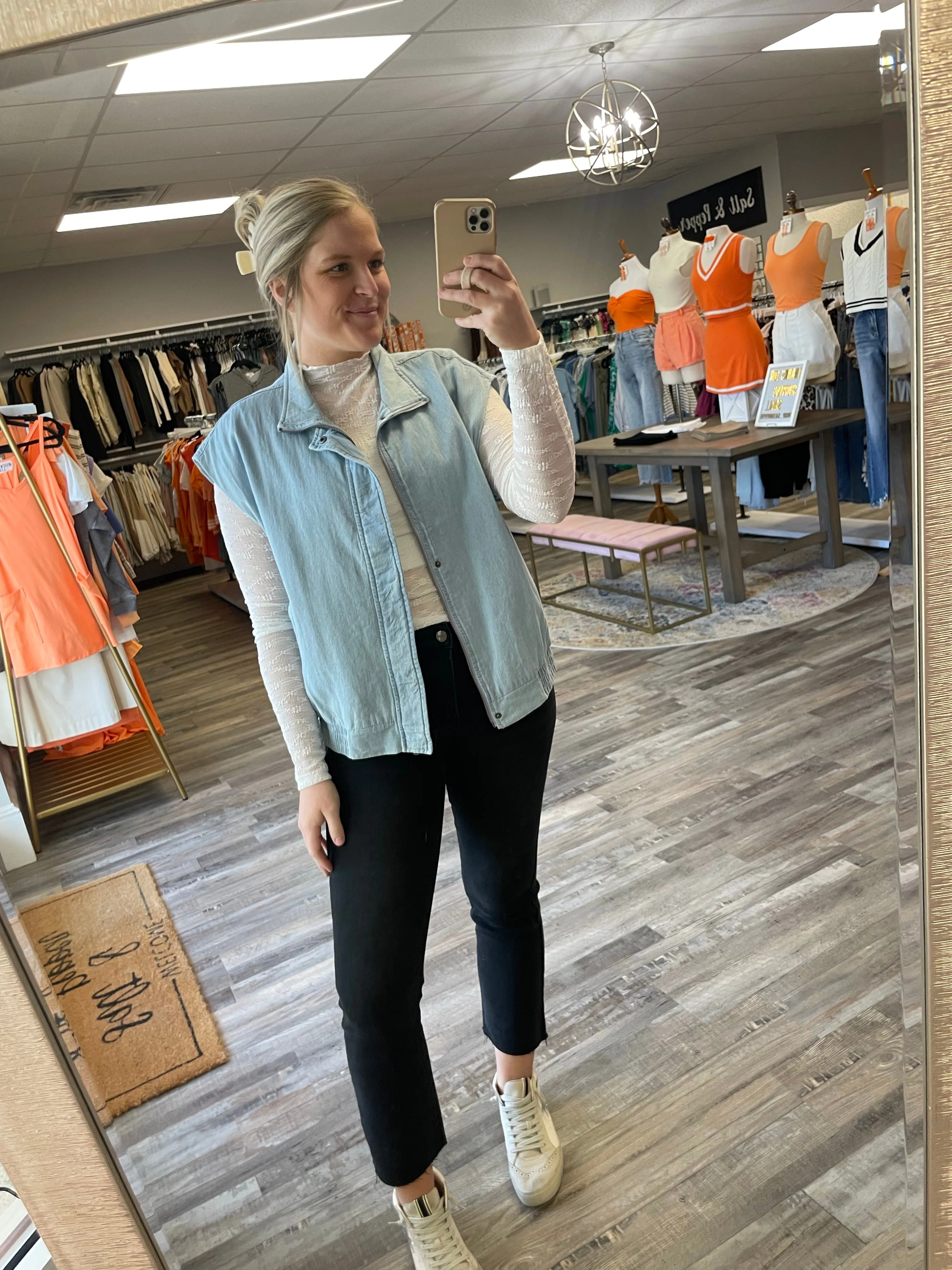 Denim Vest - Light Wash