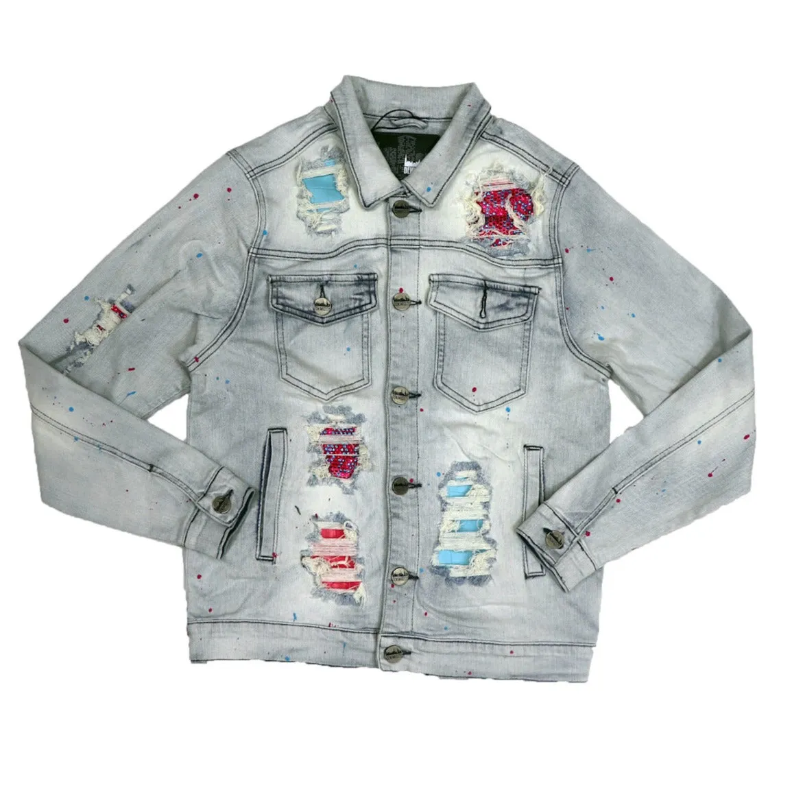 Denimicity-Light Wash Denim Jacket