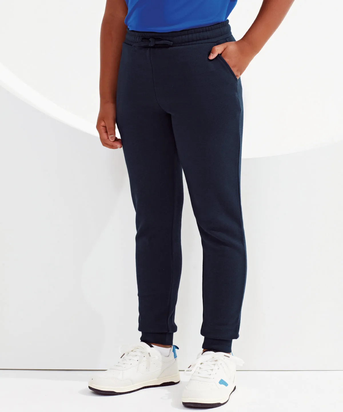 Heather Grey - Kids TriDri® recycled joggers