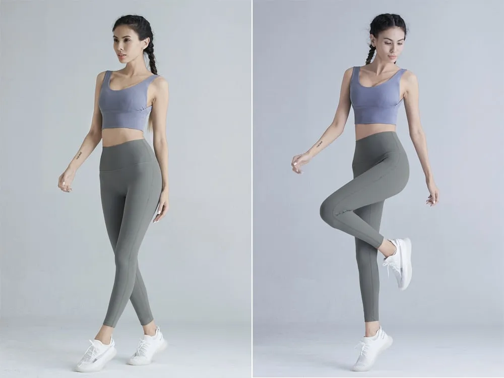 High Waist Yoga Leggings Naked Sense Quick-dry Design