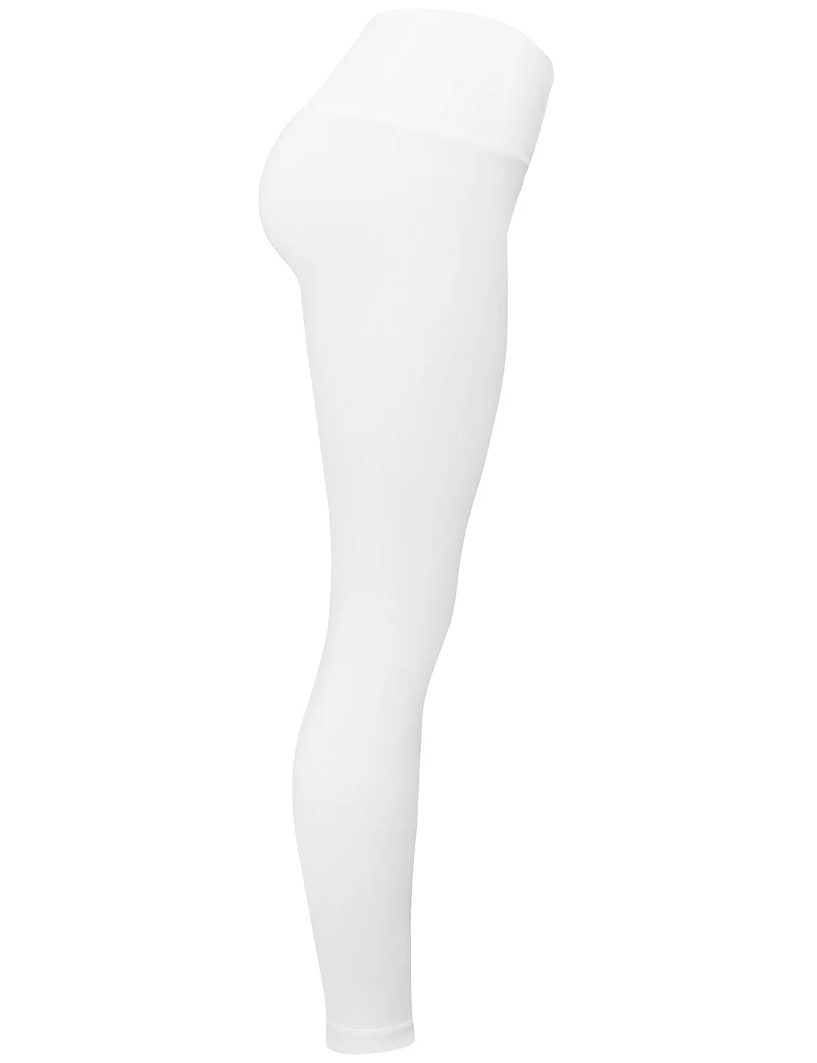 High Waist Yoga Pants white_yoga