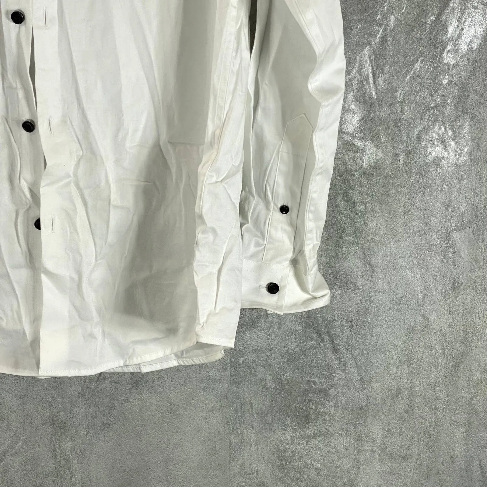 INC INTERNATIONAL CONCEPTS Men's White Pure Slim-Fit Button-Up Dress Shirt SZ S