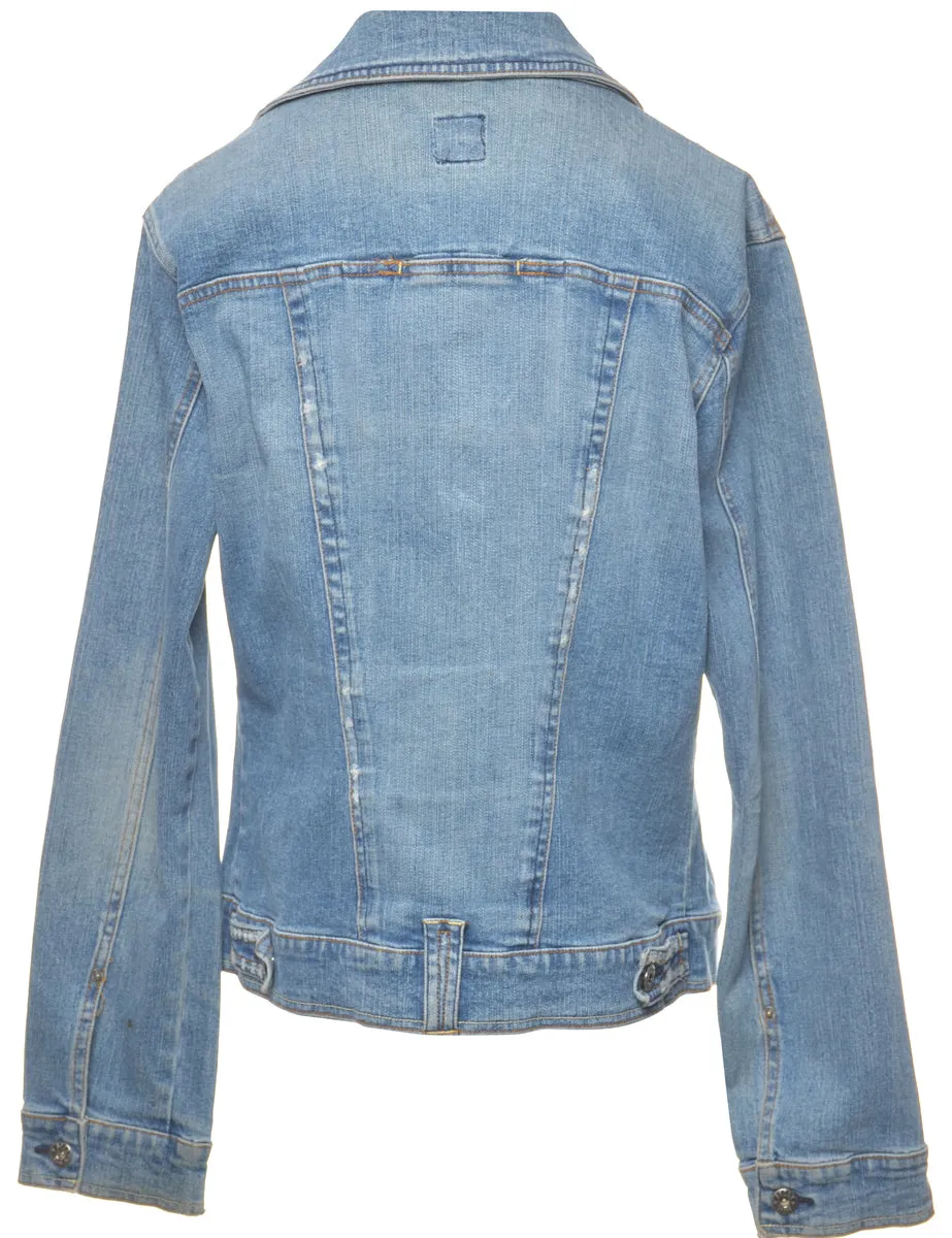Light Wash Denim Jacket - L
