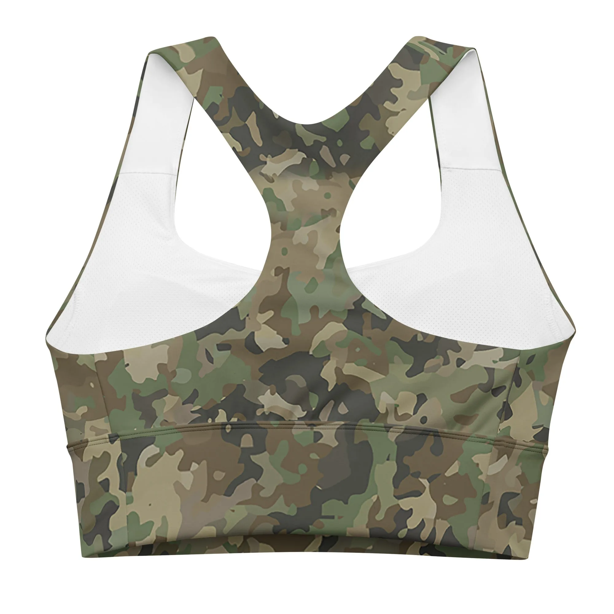 Longline sports bra