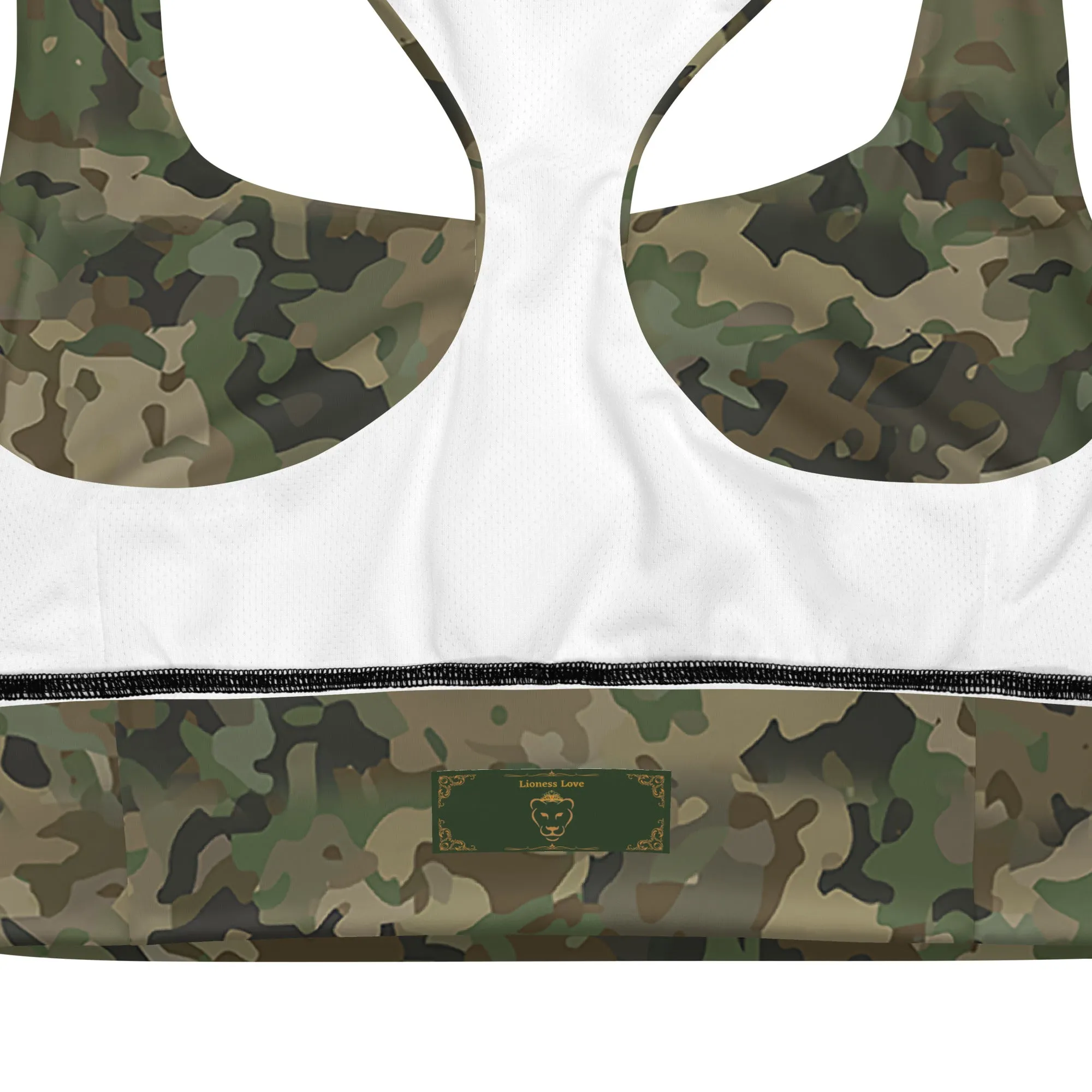 Longline sports bra