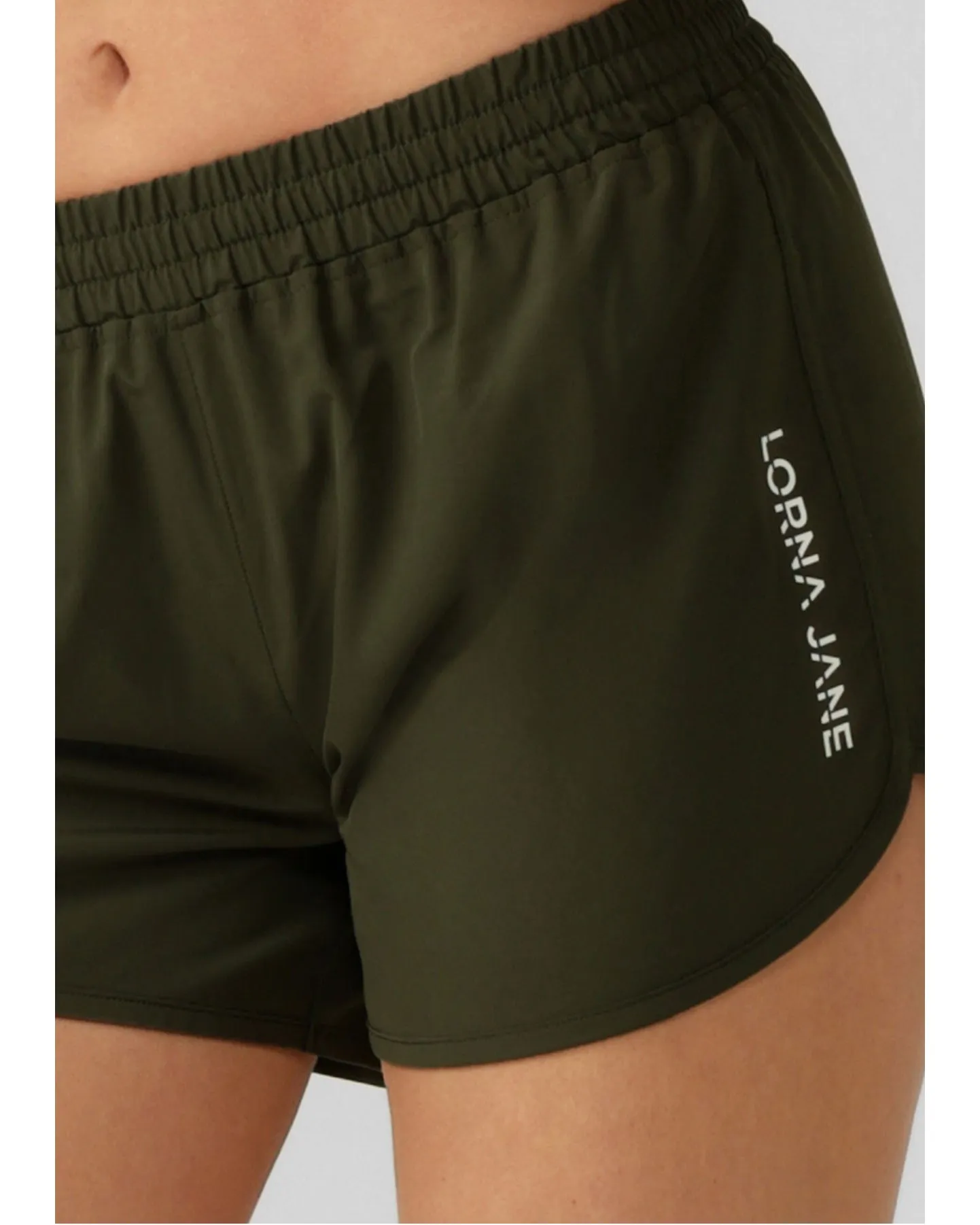 Lorna Jane Lotus Sports Short - Luxury Green