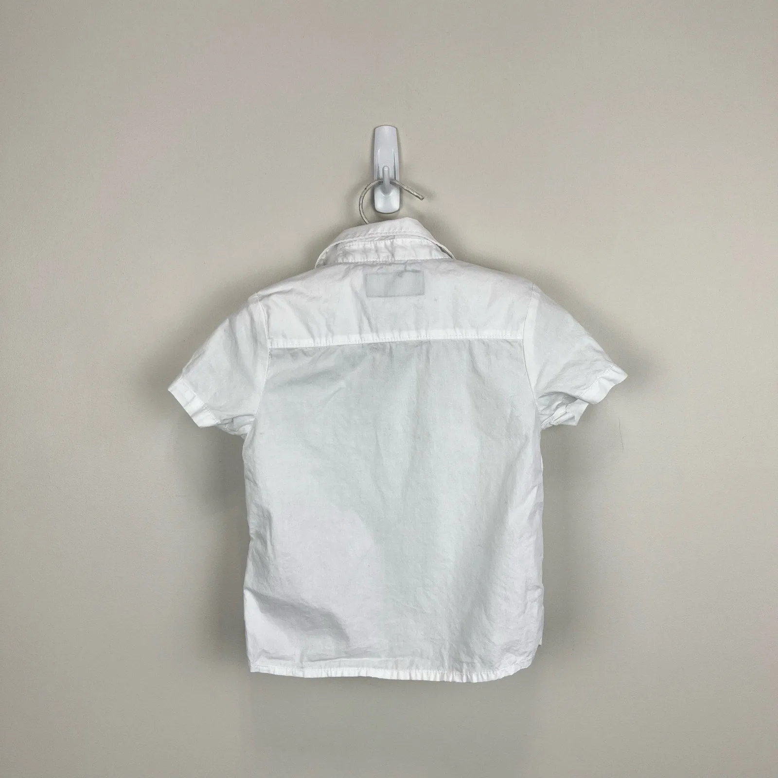 Mayoral Short Sleeve White Button Up Shirt 80 cm 12 Months