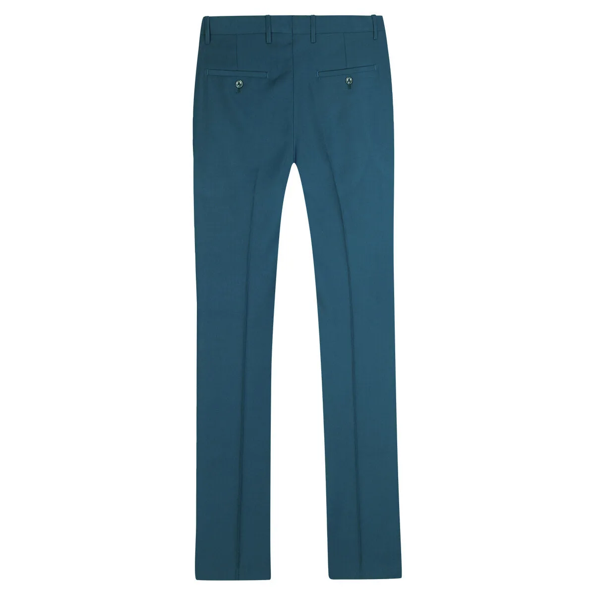 Mens 2-Piece Slim Fit Two Button SteelBlue Suit