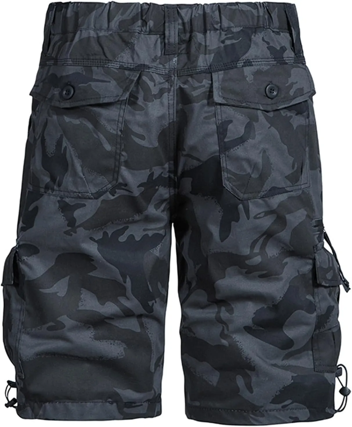 Mens Cargo Shorts Cotton Relaxed Fit Casual Shorts Camouflage Camo Cargo Short Pants for Work Outdoor Camping Travel