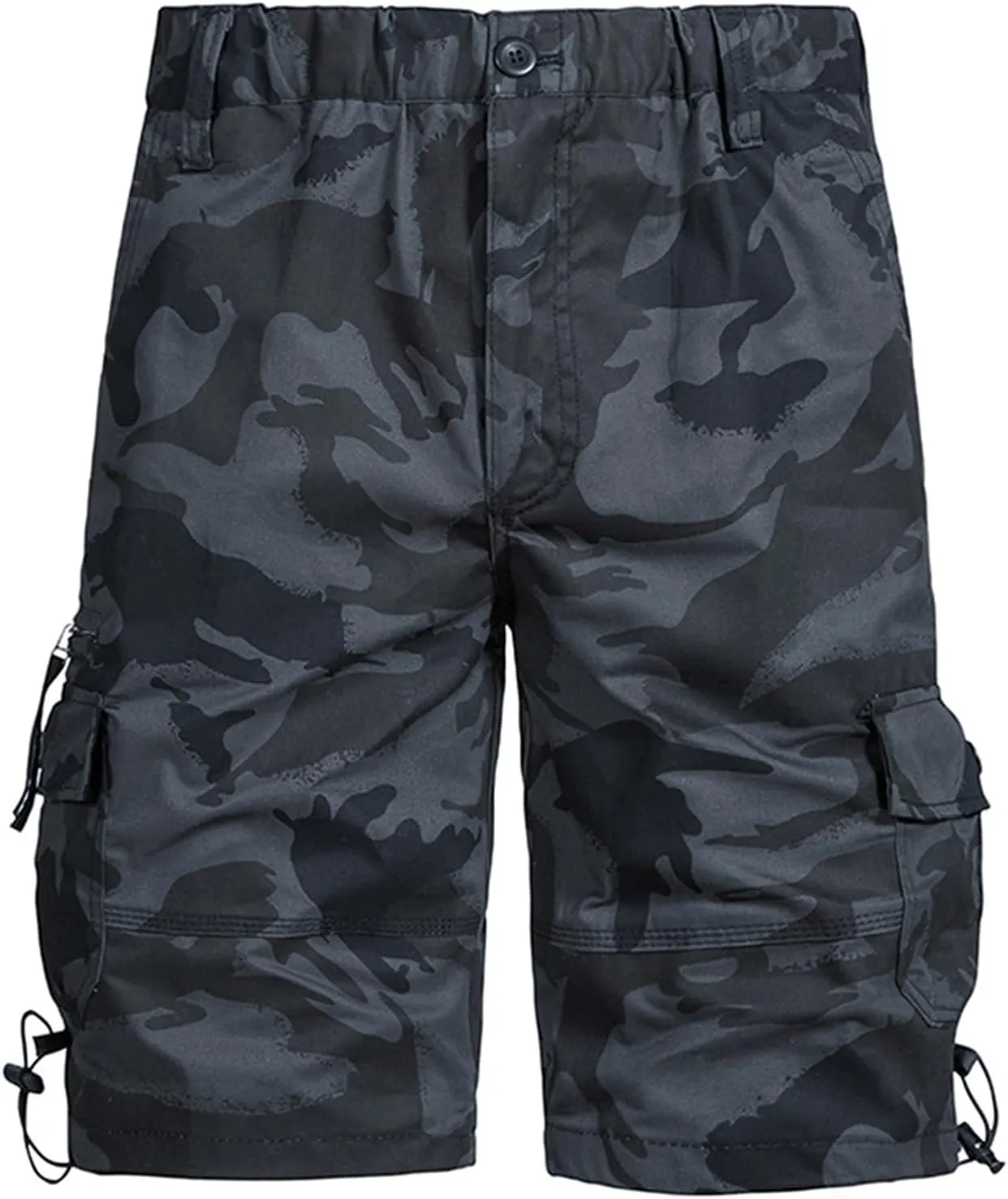 Mens Cargo Shorts Cotton Relaxed Fit Casual Shorts Camouflage Camo Cargo Short Pants for Work Outdoor Camping Travel