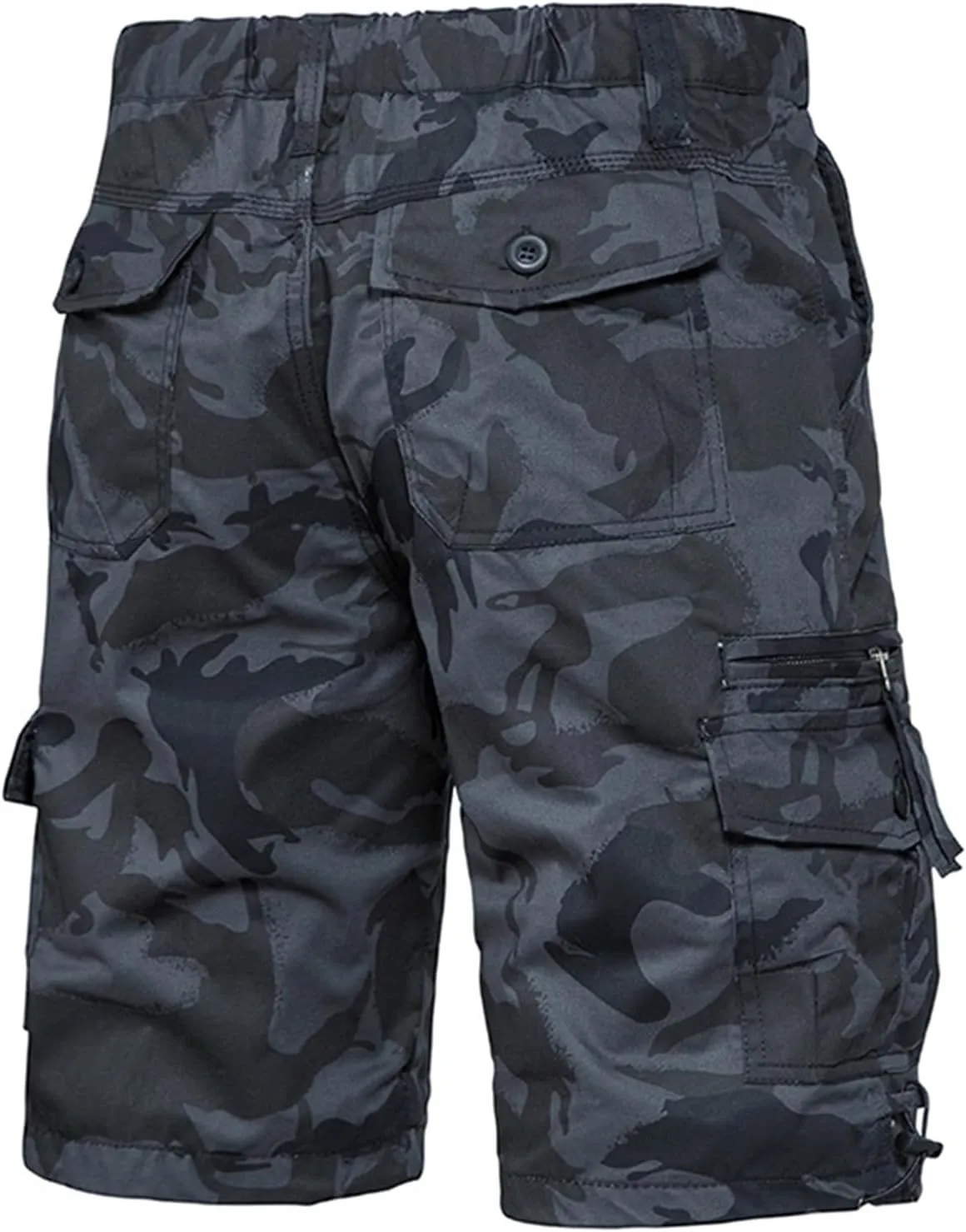 Mens Cargo Shorts Cotton Relaxed Fit Casual Shorts Camouflage Camo Cargo Short Pants for Work Outdoor Camping Travel