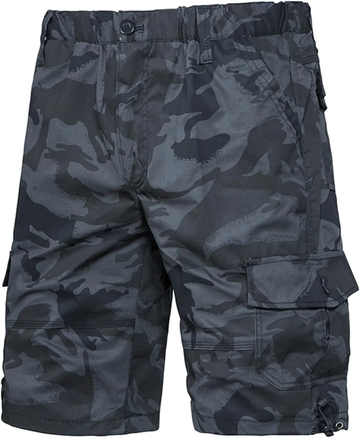 Mens Cargo Shorts Cotton Relaxed Fit Casual Shorts Camouflage Camo Cargo Short Pants for Work Outdoor Camping Travel