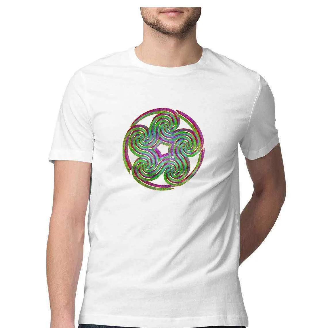 Psychedelic Pentaskelion Men's T-Shirt