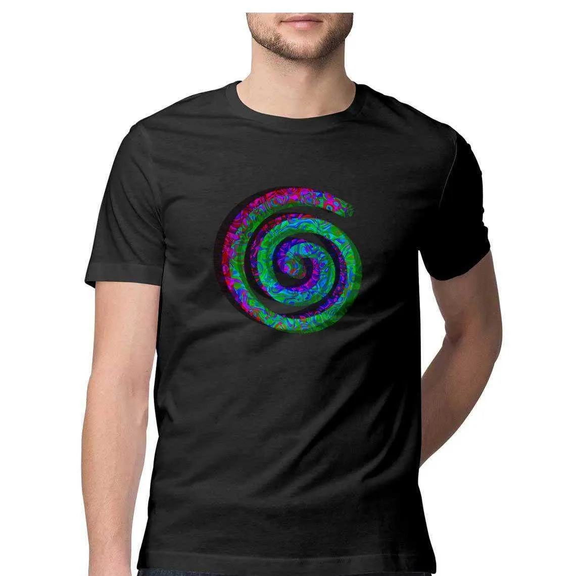 Psychedelic Spiral Men's T-Shirt
