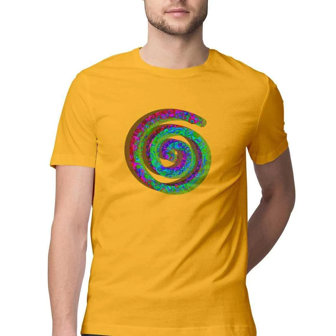 Psychedelic Spiral Men's T-Shirt