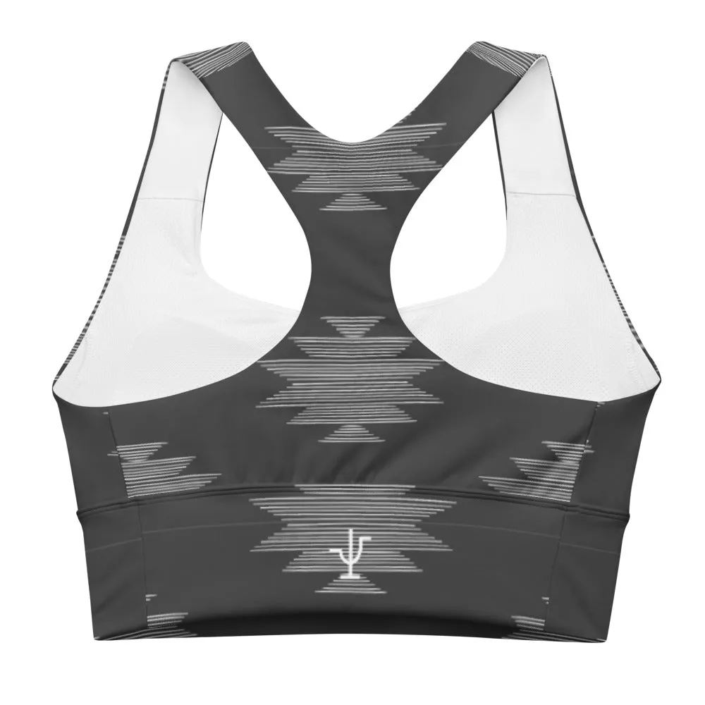 Silver Back Longline sports bra