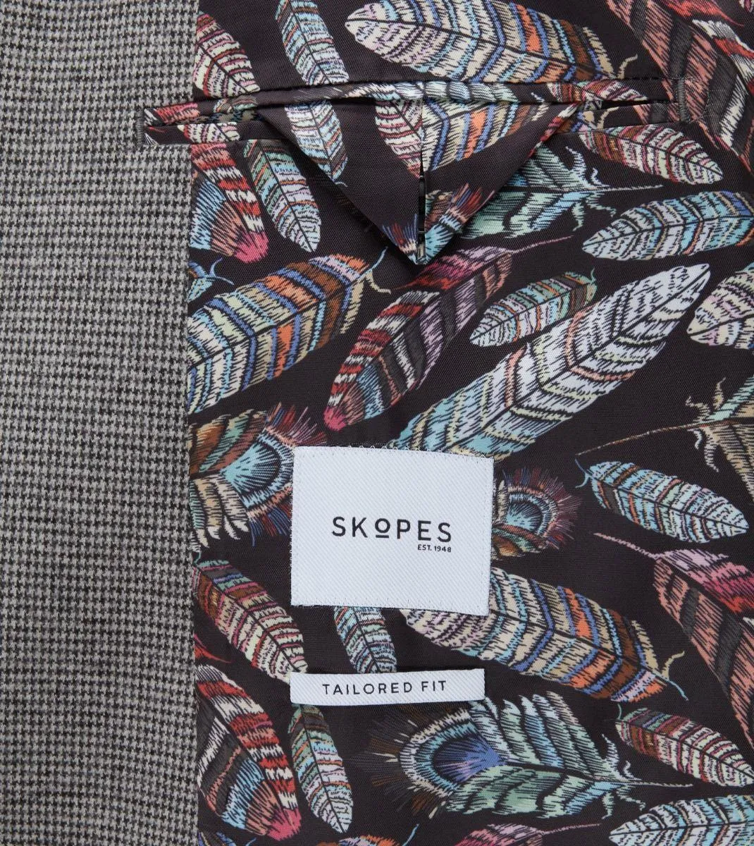 Skopes Men's Hastings Tailored Fit Puppytooth Jacket Blazer Size 50 - 62