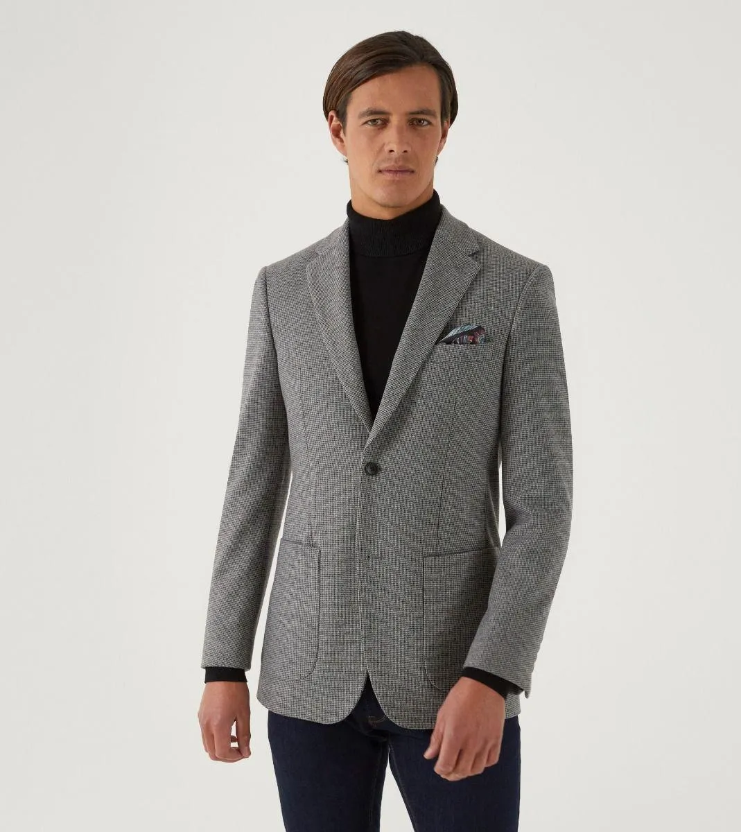 Skopes Men's Hastings Tailored Fit Puppytooth Jacket Blazer Size 50 - 62