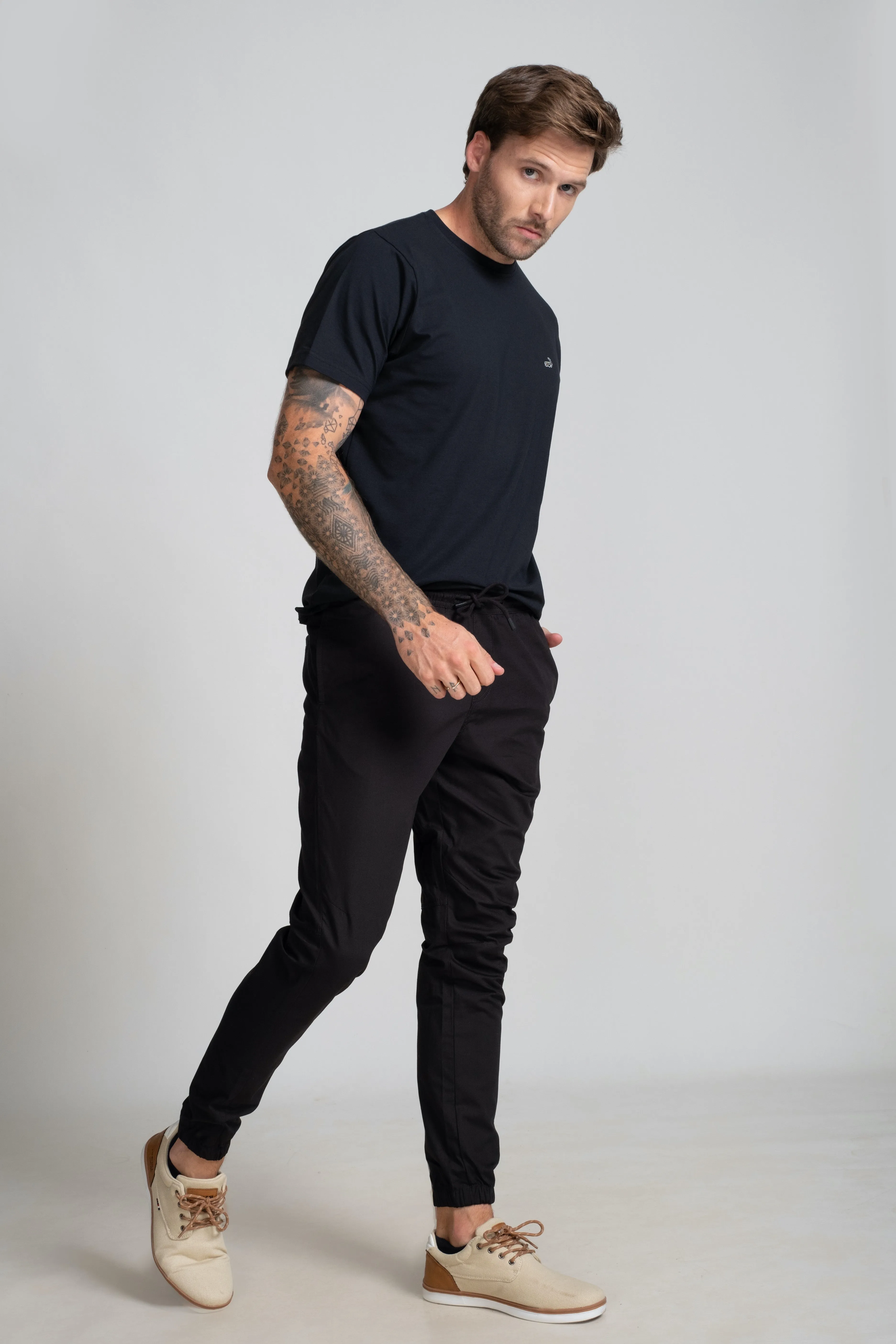 Slim Fit Utility - Jogger - Black