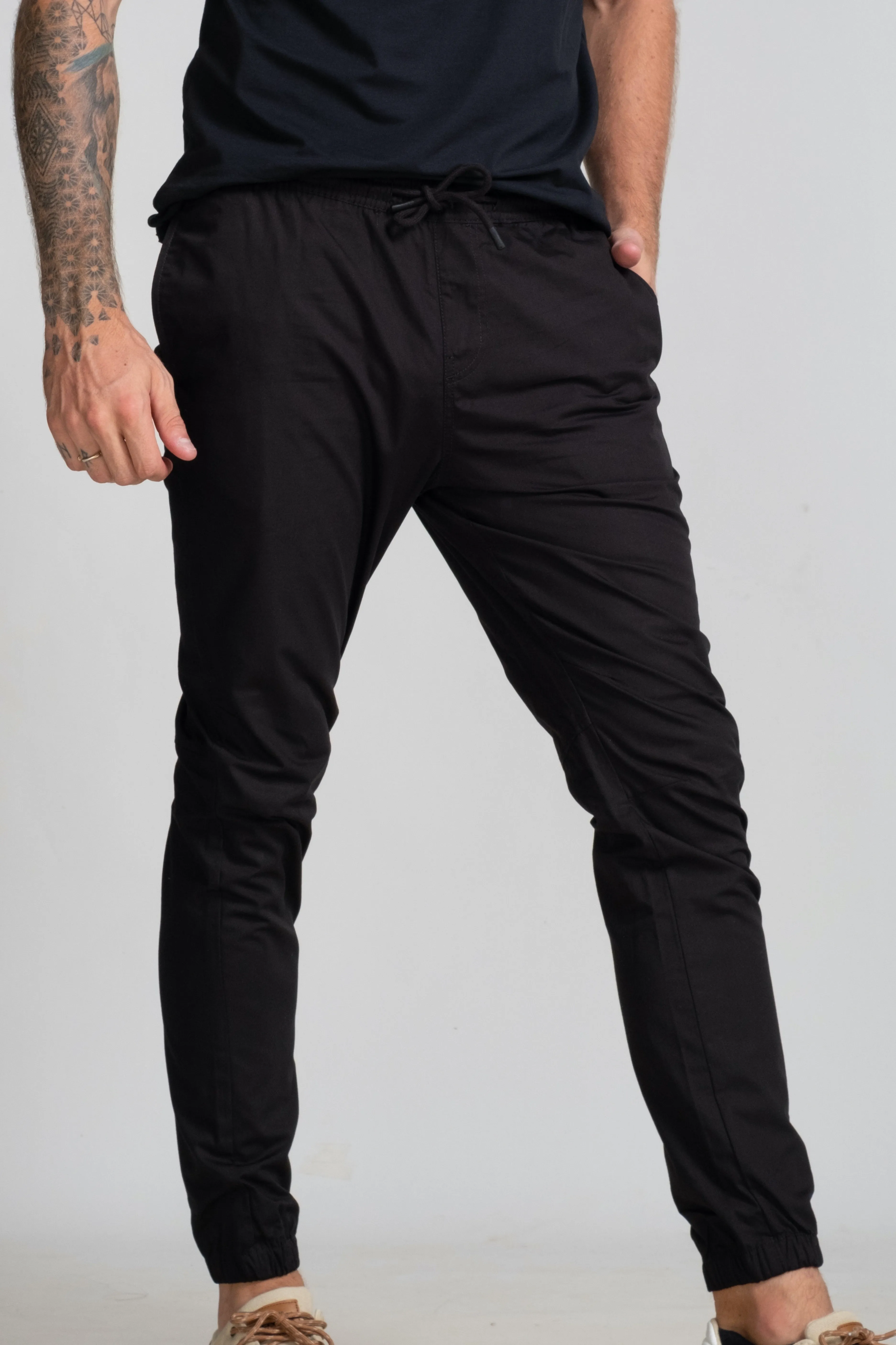 Slim Fit Utility - Jogger - Black