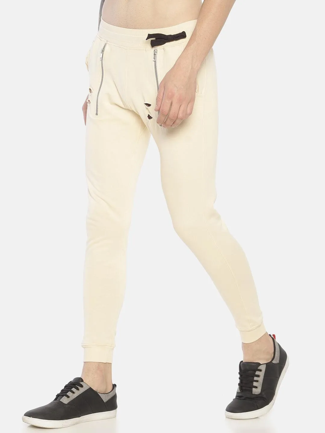 Slim Fit With Cross Zipper Joggers