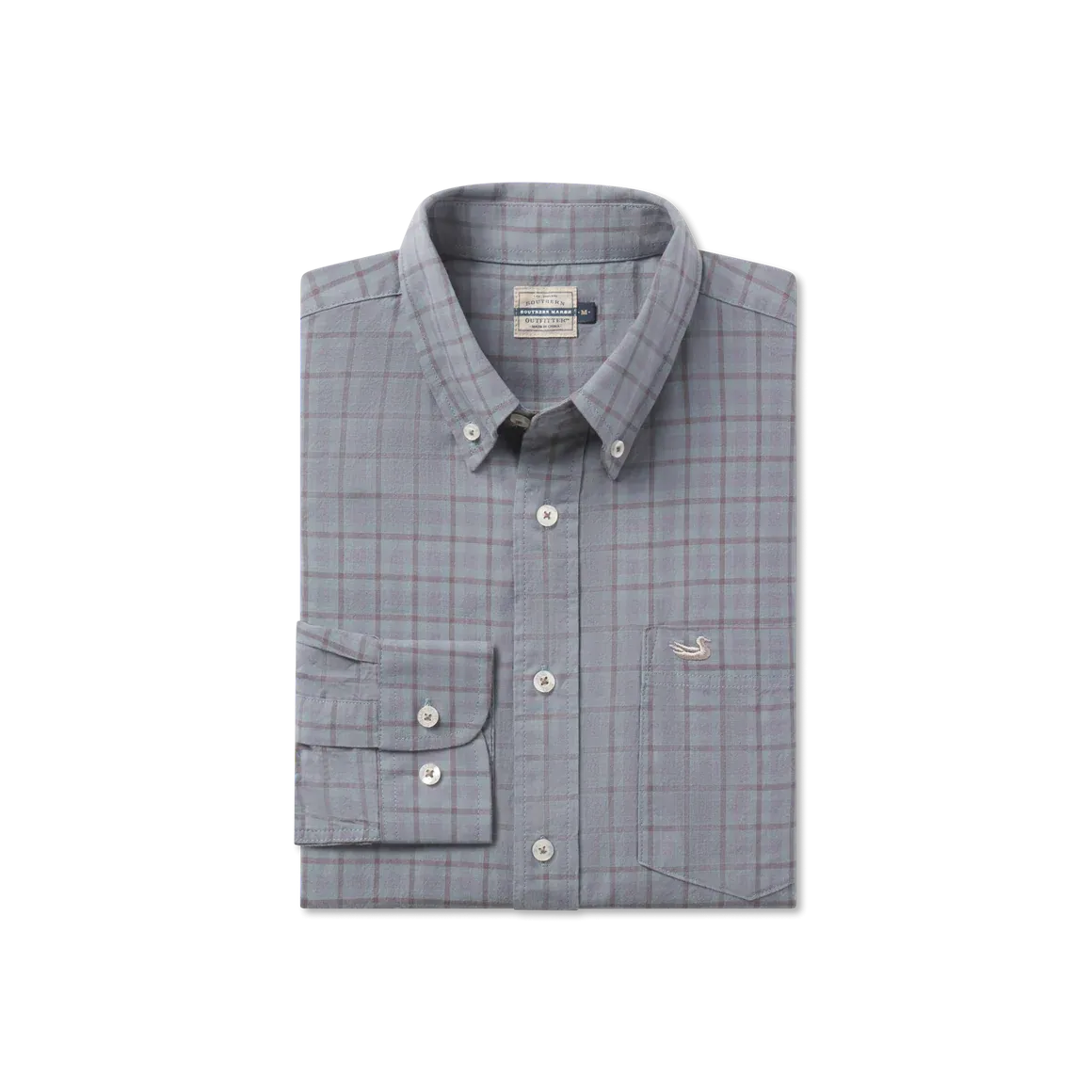 Southern Marsh Oak Grove Dress Shirt - Slate/Midnight Gray