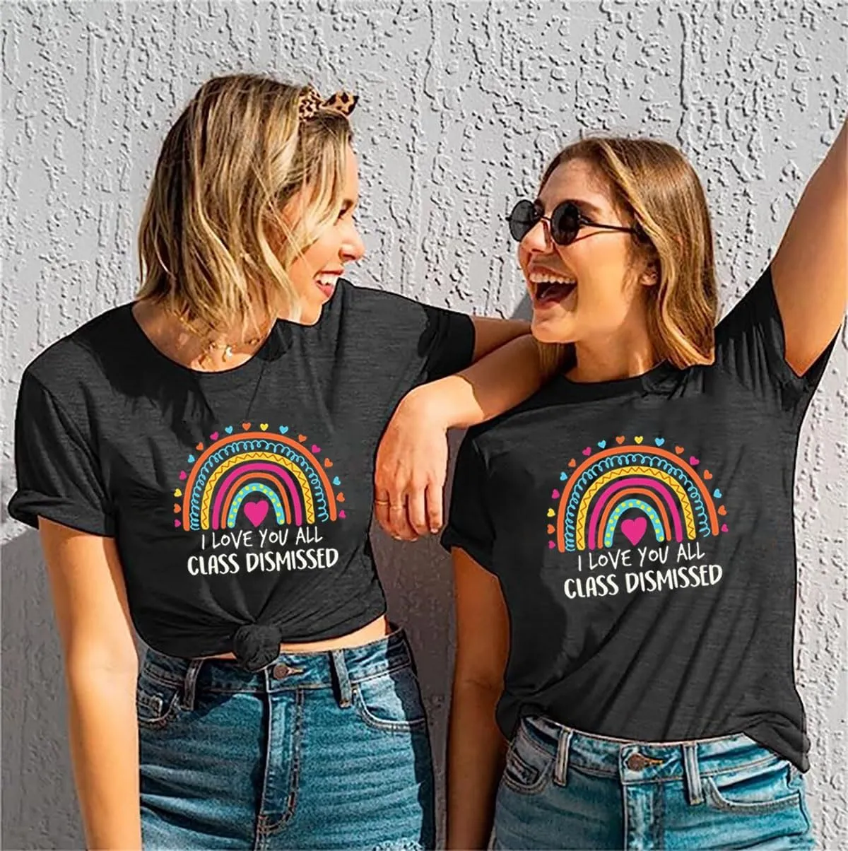 Teacher T Shirt Women Last Day of School T-Shirt Teacher Life Shirts End of Year School Tees Teacher Appreciation Top
