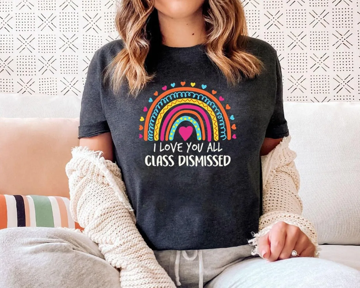 Teacher T Shirt Women Last Day of School T-Shirt Teacher Life Shirts End of Year School Tees Teacher Appreciation Top