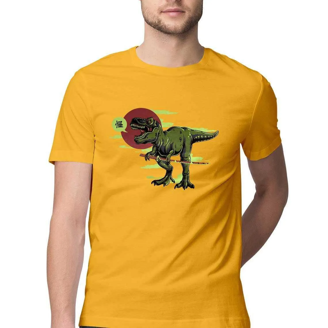 The T-Rex Who Trained to be a Samurai Men's T-Shirt