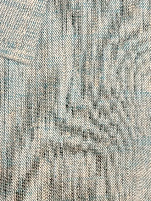 Thomson & Richards Linen Blend Shirt - Pogba Turquoise