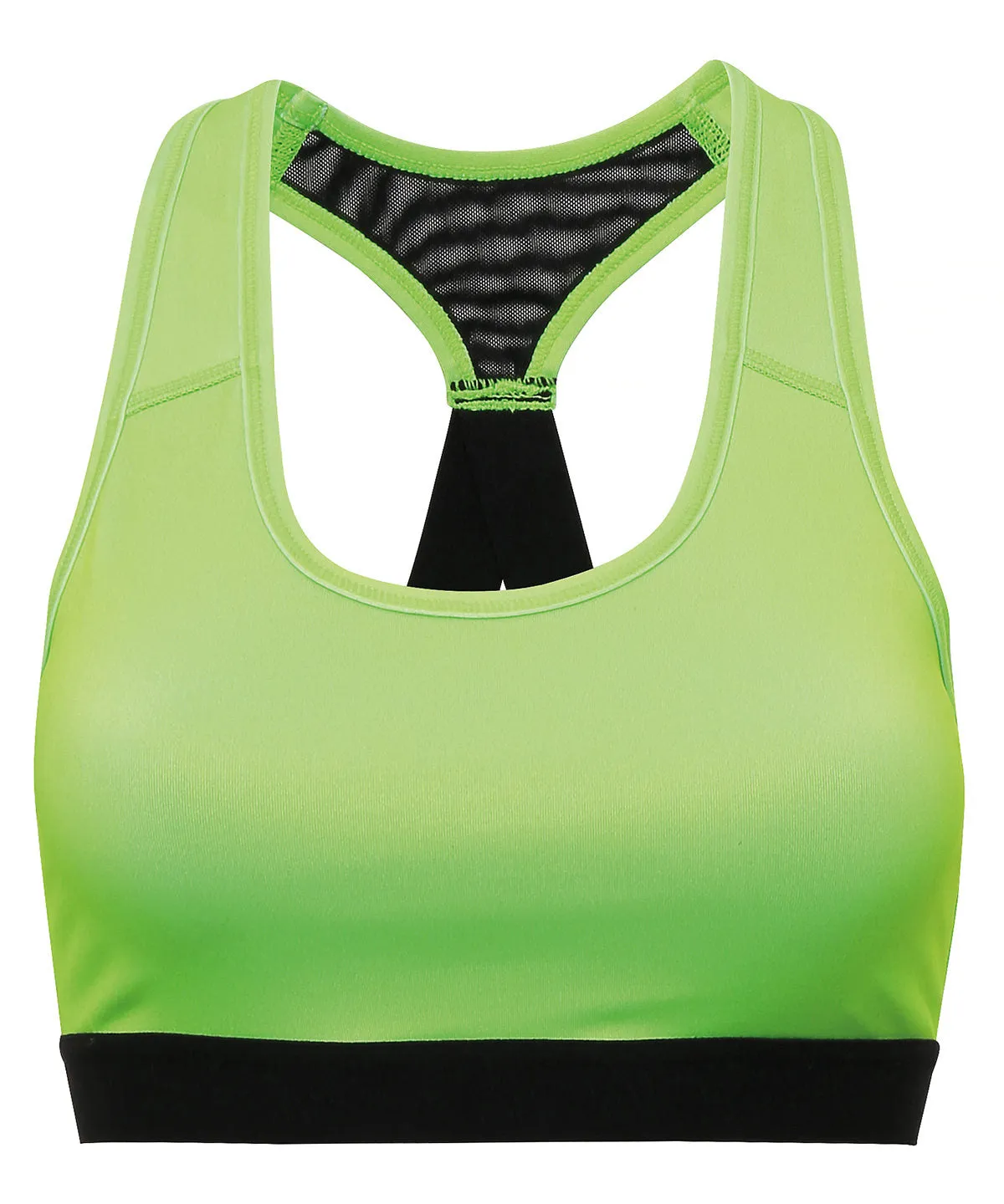 TriDri® performance sports bra (medium impact) | Lightning Green