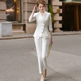 Two Piece Elegant Business Attire Set