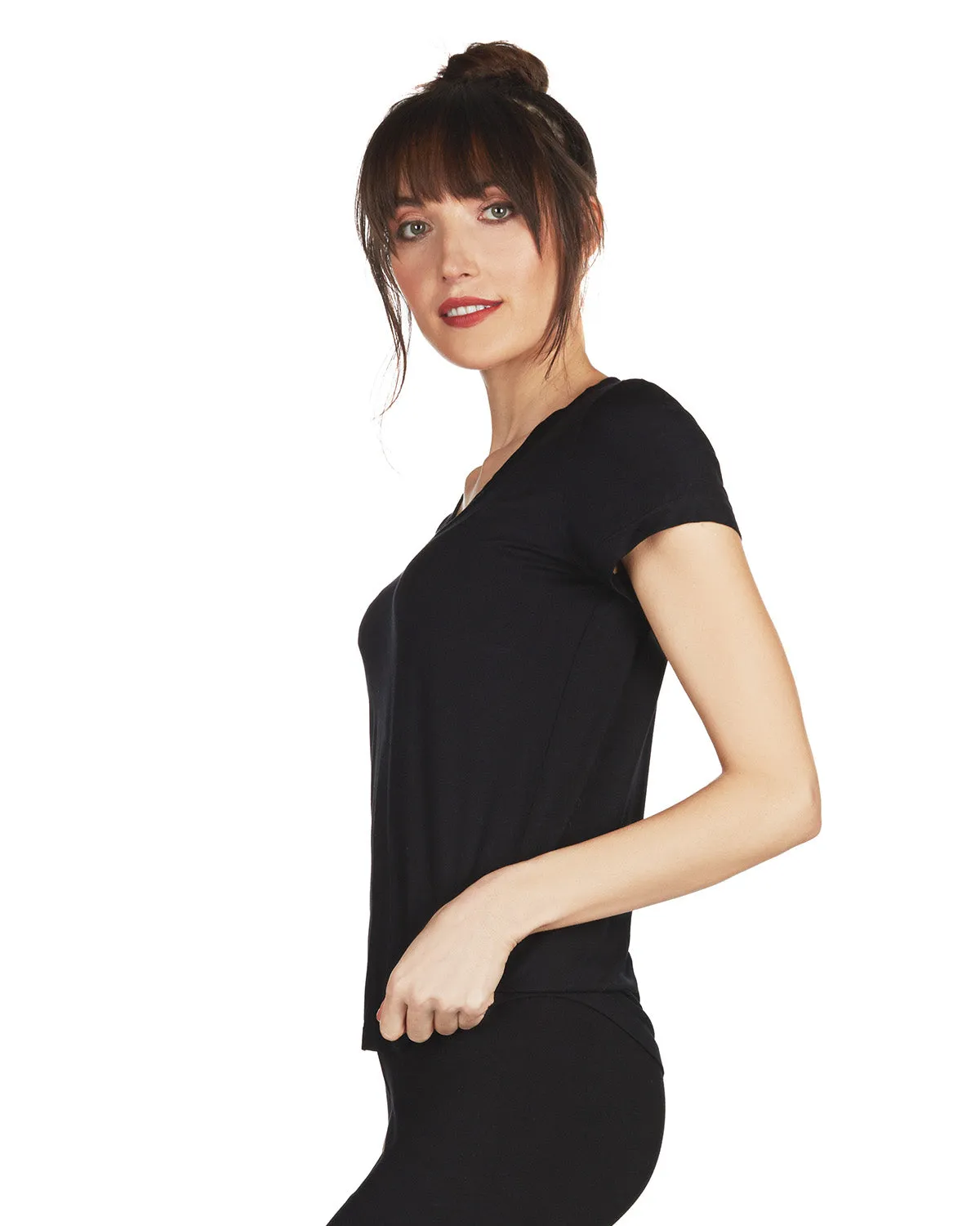 Women's Bamboo Blend Eco Basics Relaxed Fit T-Shirt