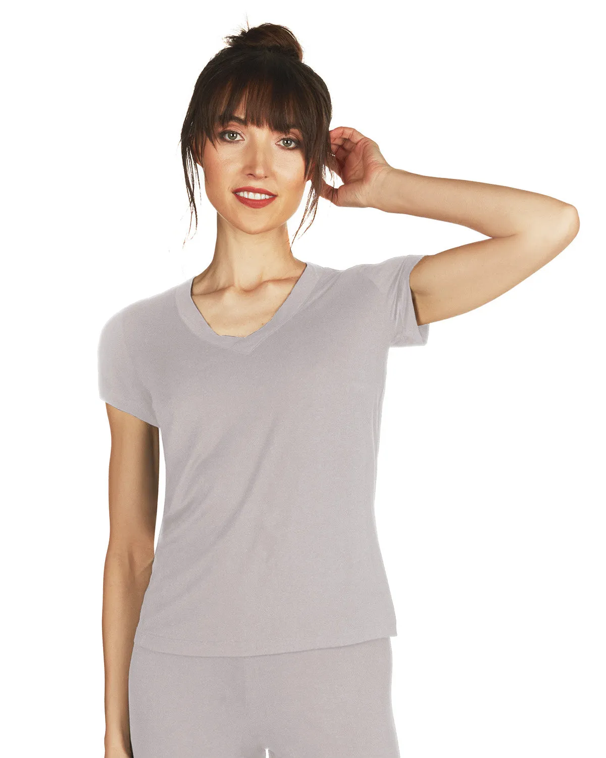 Women's Bamboo Blend Eco Basics Relaxed Fit T-Shirt