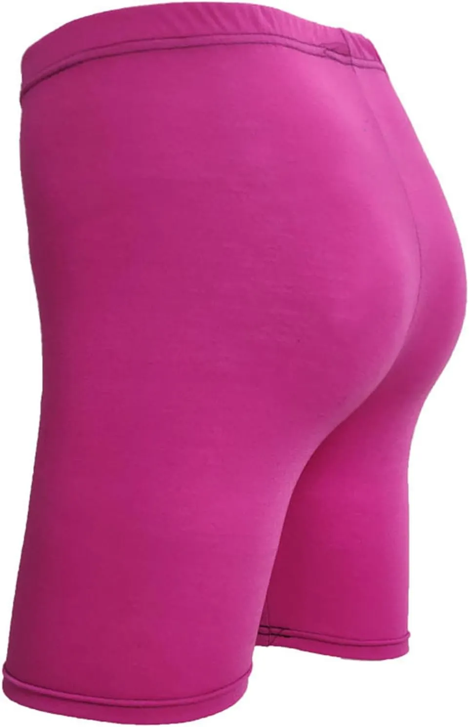 Women's Basic Stretch Soft Cotton Shorts Summer Gym Biker Shorts Workout Running Athletic Cycling Biker Leggings