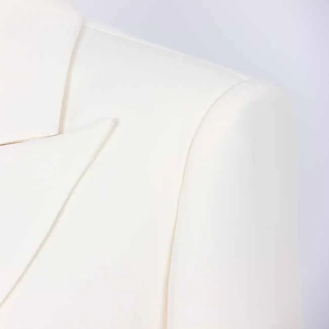 Women's Spring Blazer Double Breasted Tailored Blazer