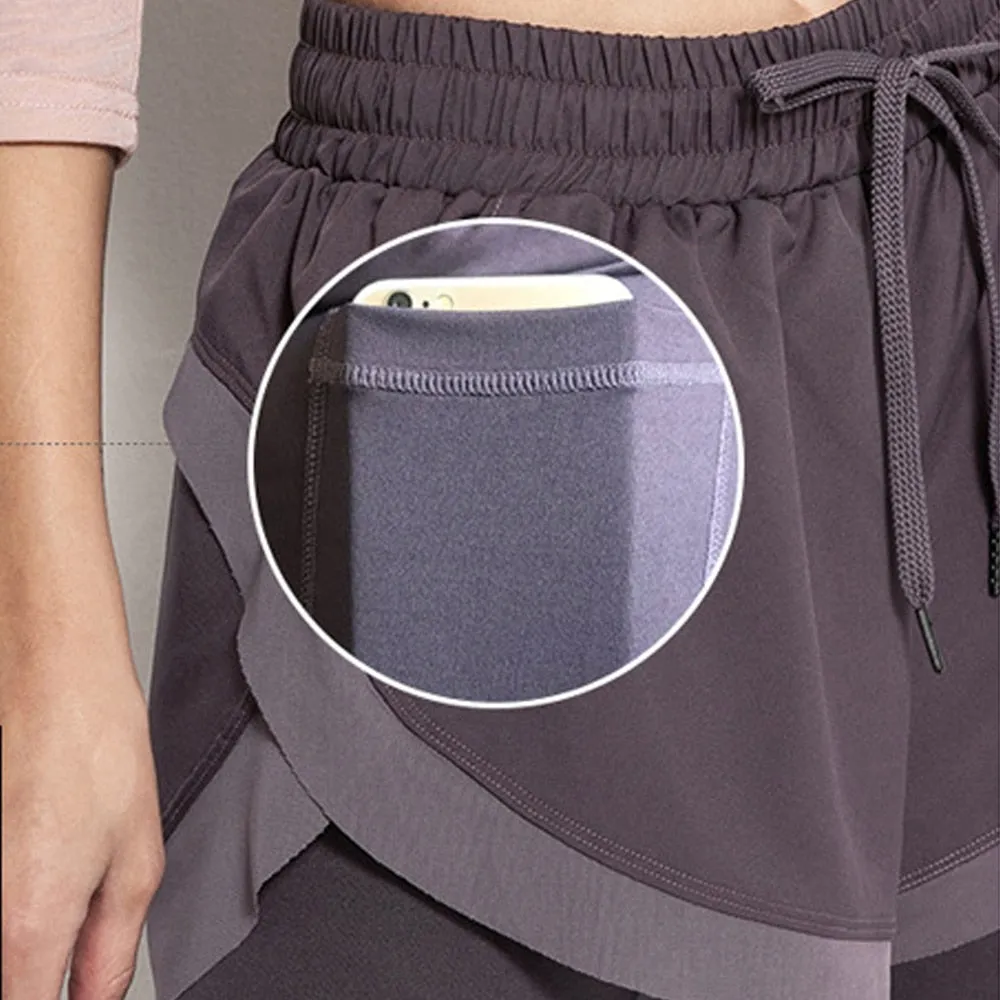Yoga Pants Two Pieces High Waist Running Tights