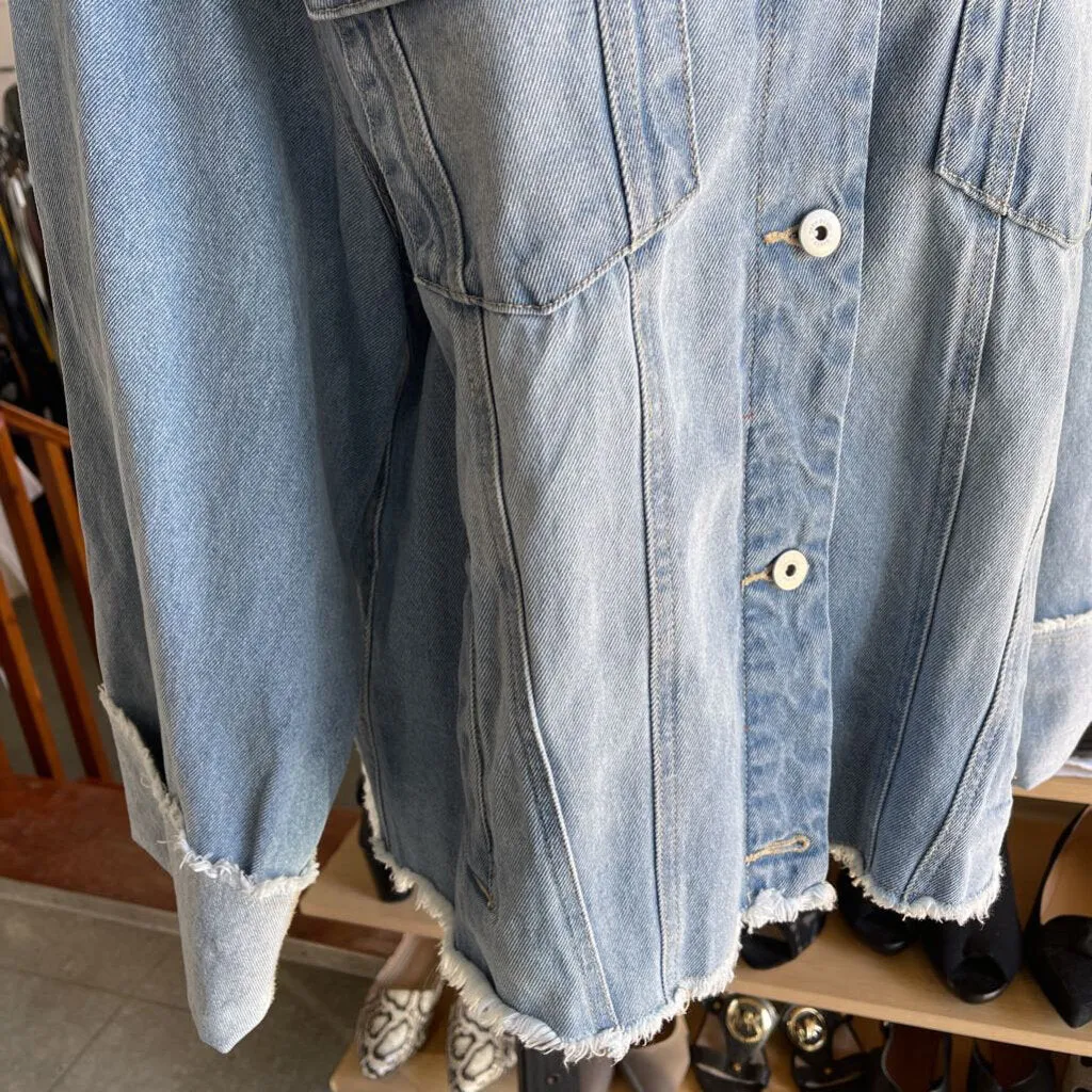 Zara denim jacket NWT L